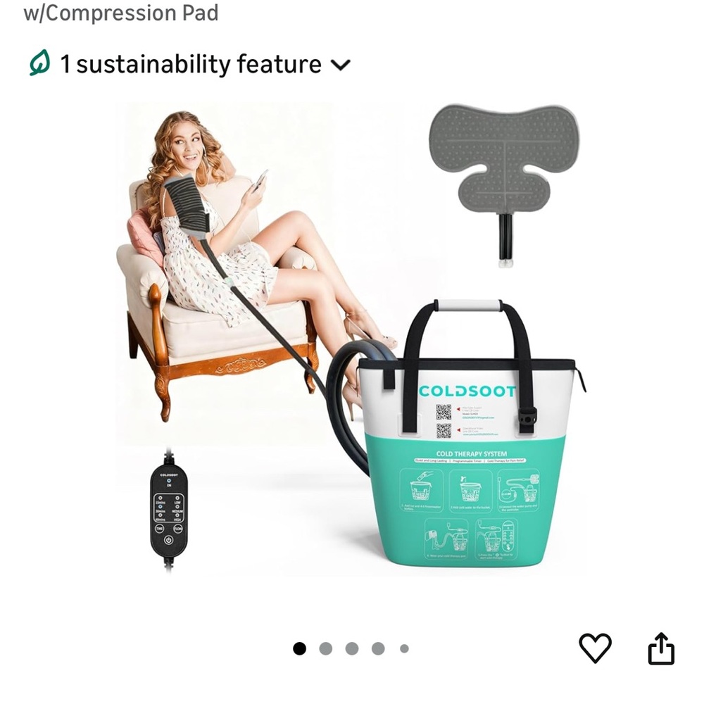 Coldsoot Cold Therapy System with Compression Pad